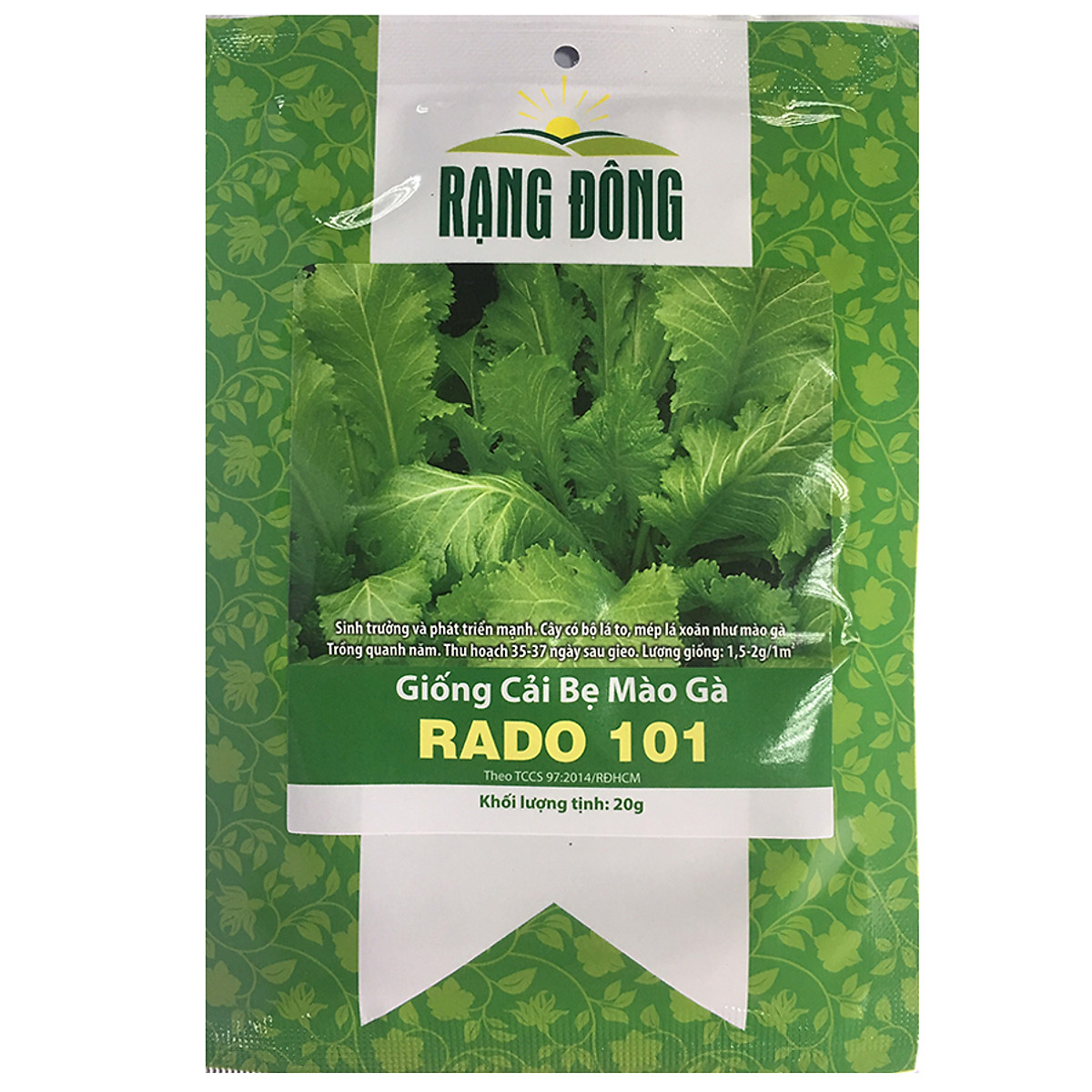 Hạt Giống Cải Bẹ Mào Gà Rado 101 | Koyshop | Tiki