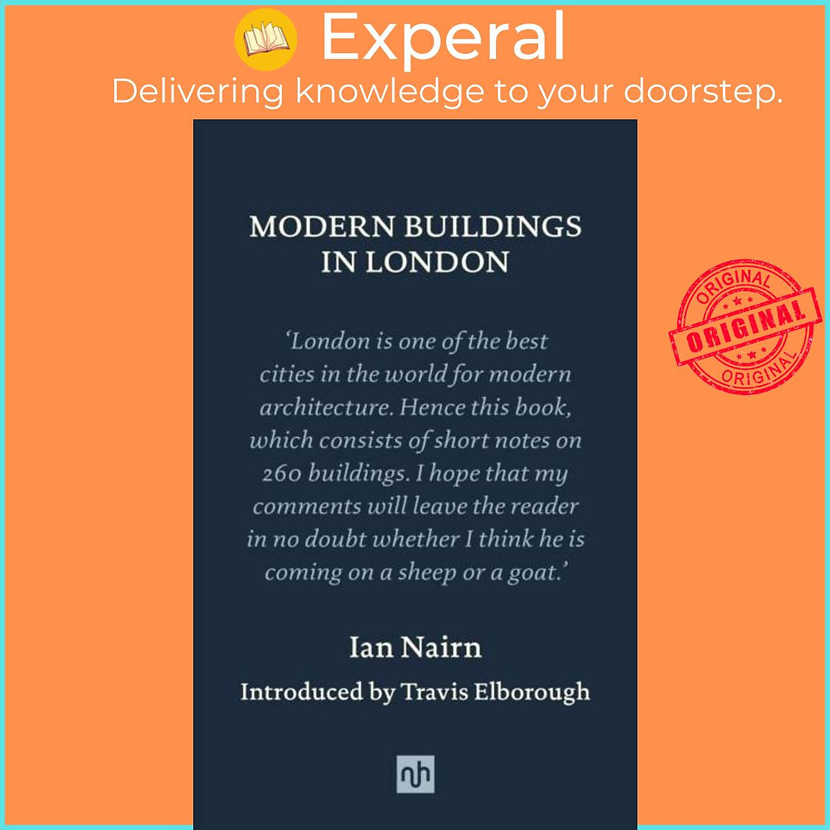 Sách - Modern Buildings in London by Ian Nairn (UK edition, hardcover)