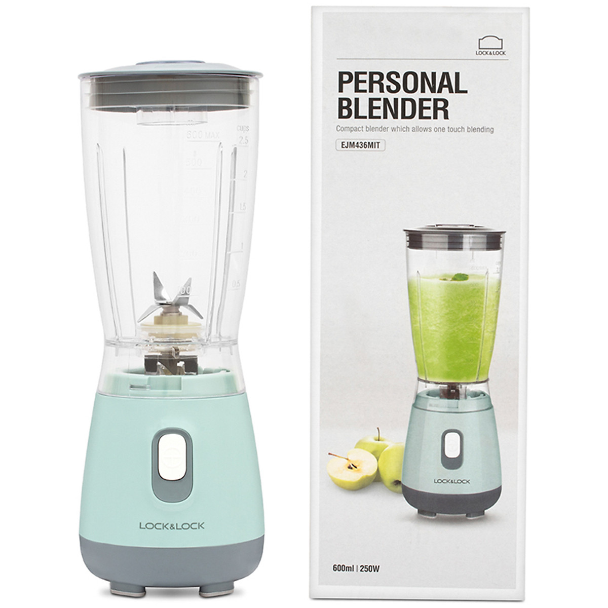 Máy Xay Sinh Tố Lock&Lock EJM436 (250W - 600ml) - Hàng Chính Hãng