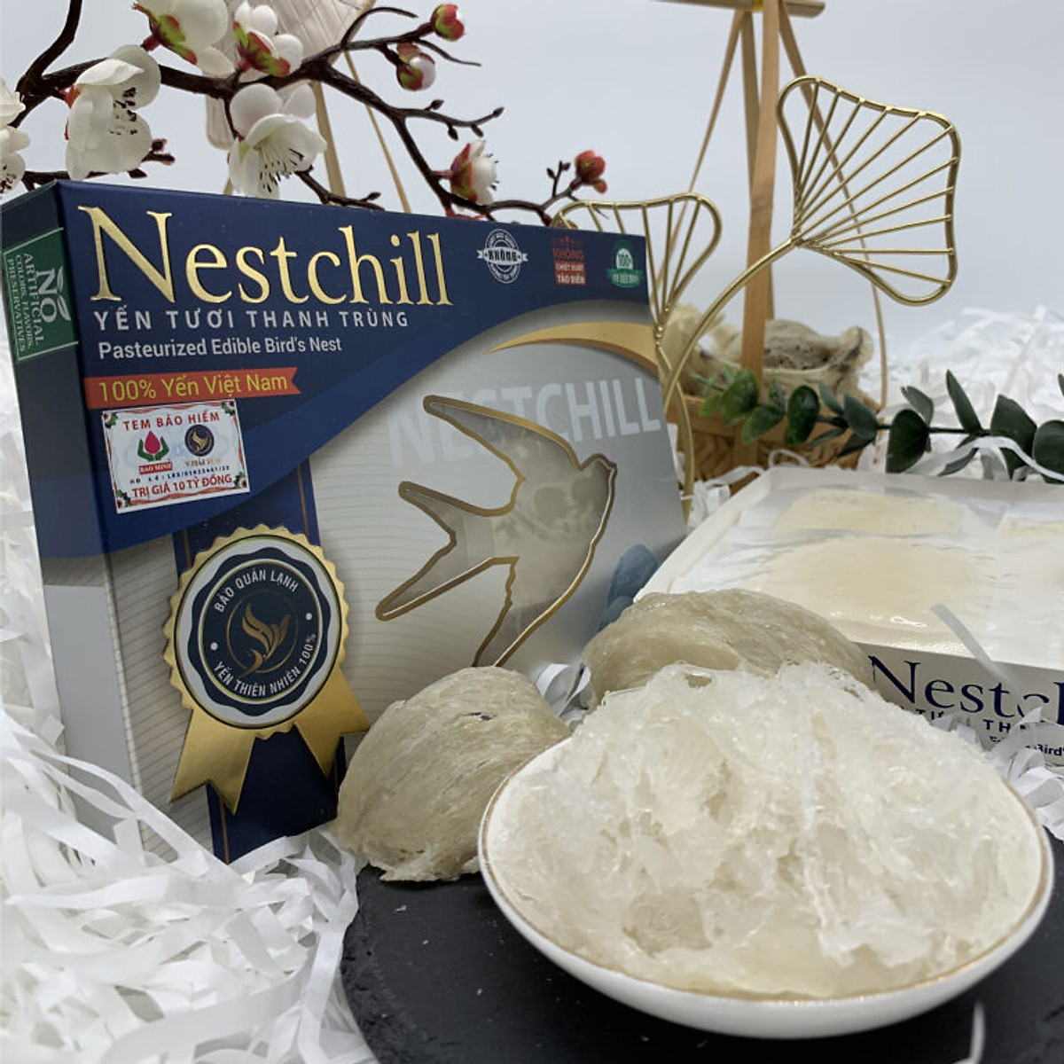 Yến tươi thanh trùng Nestchill 80g, 120g hoặc 150g | VHảiYến | Tiki