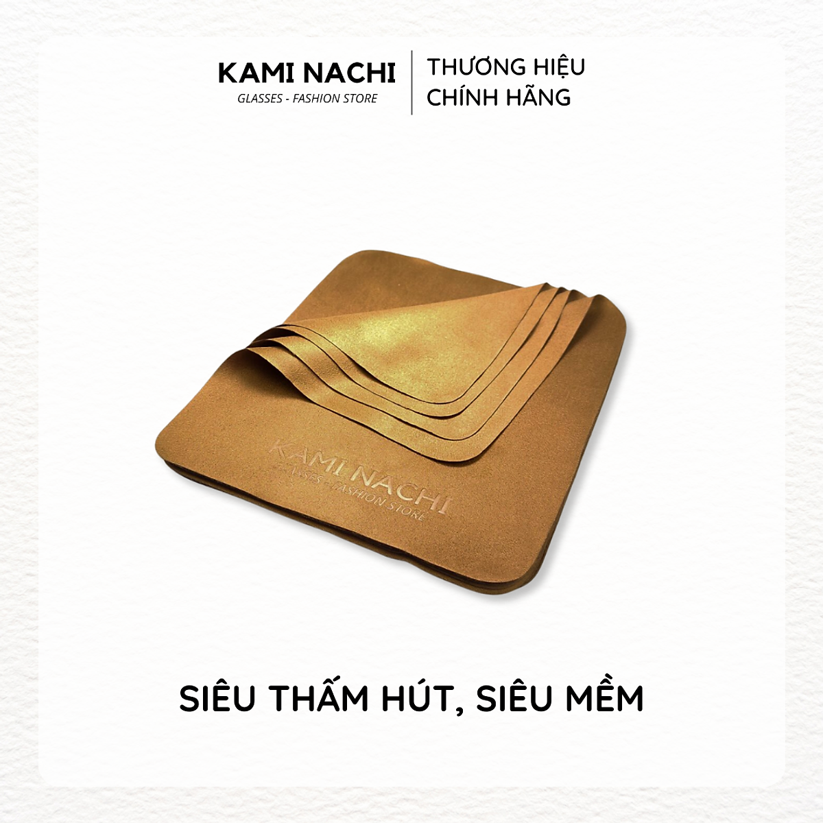 Khăn vi sợi đa năng chuyên dụng KAMI NACHI - Lau mắt kính cận, mặt kính điện thoại
