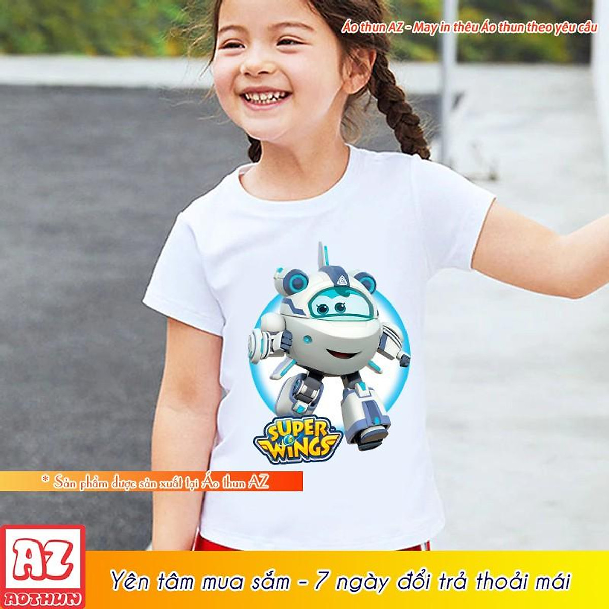 Mua Áo thun hoạt hình Đội bay siêu đẳng Super Wings Astra - Áo phông bé trai bé gái M2673 Mua Áo Thun Hoạt Hình Đội Bay Siêu Đẳng Super Wings Astra - Áo Phông Bé Trai Bé Gái M2673