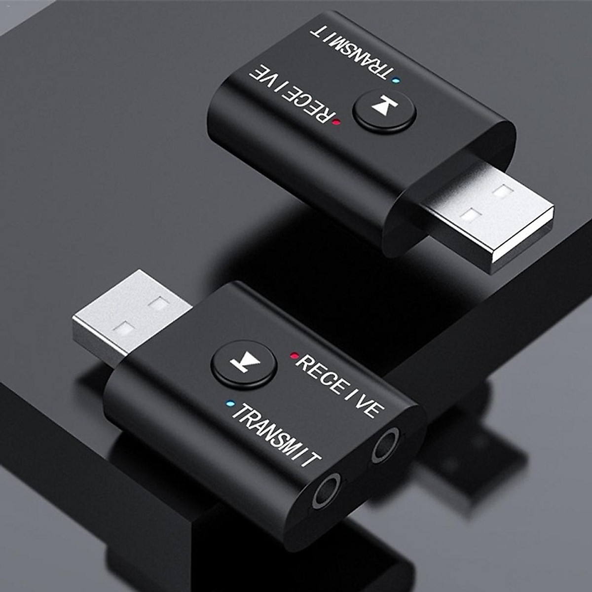 Thiết bị thu phát bluetooth 5.0 không dây hai chiều USB laptop PC ô tô phát nhạc D878 ( hàng nhập khẩu )