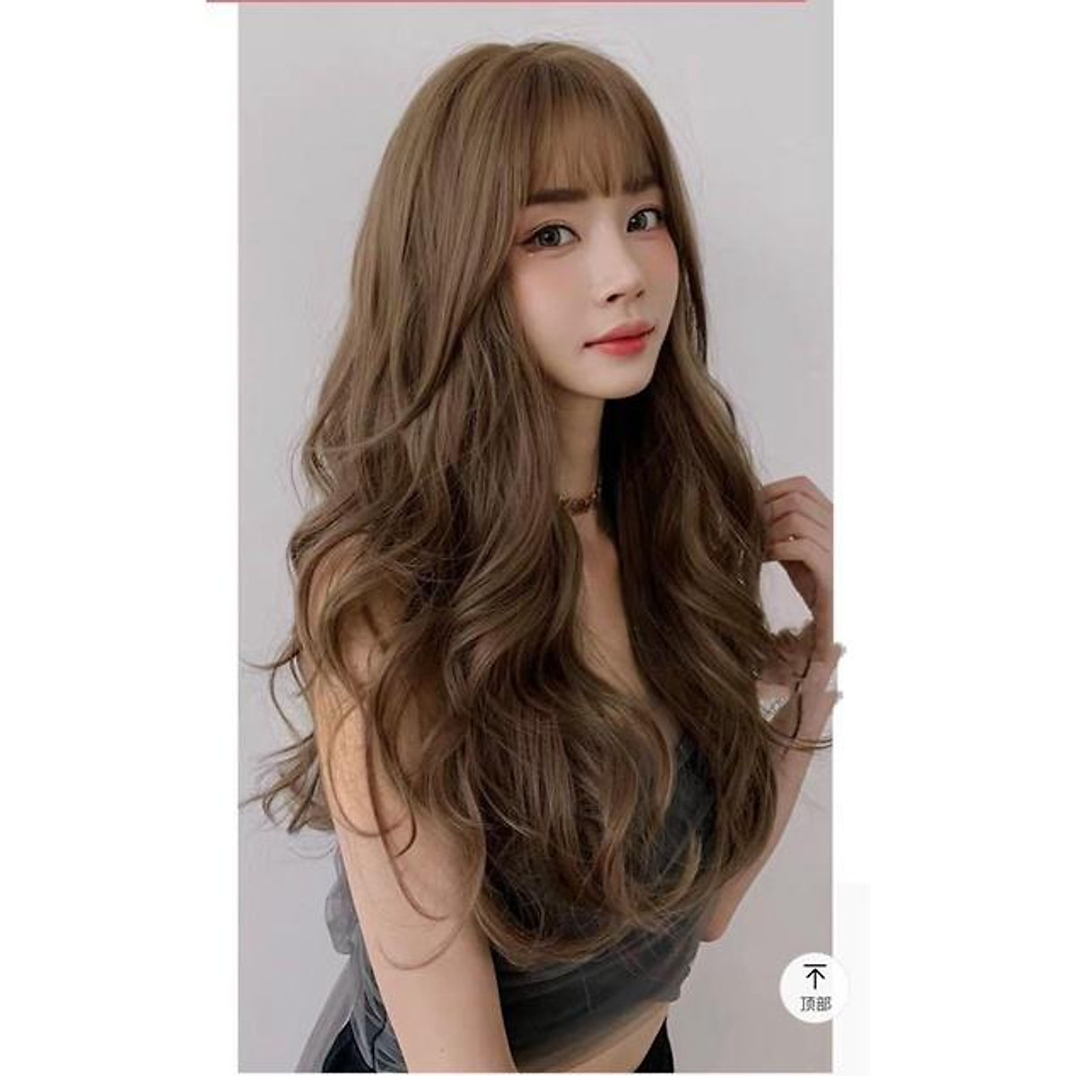 Tóc Bộ Nguyên Đầu Xoăn Sóng Dài 65Cm Mã C8289 - Tóc Giả