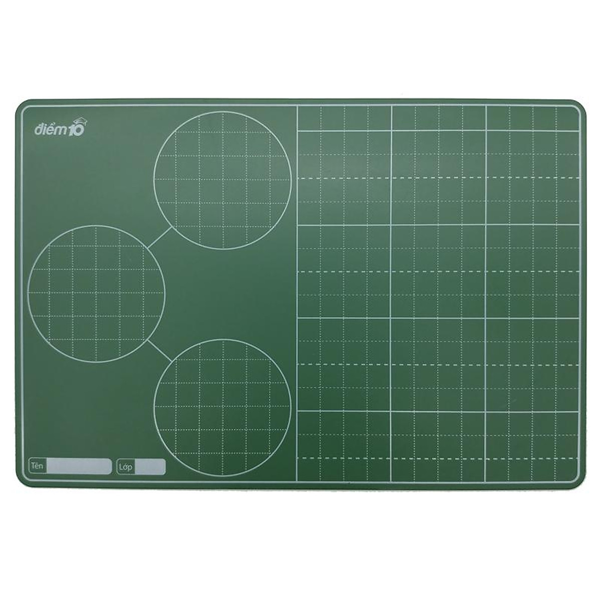 Bảng Phấn 2 Mặt Học Toán Và Tiếng Việt - Thiên Long TP-B018 PLUS - Xanh Lá (Theo Chương Trình Chân Trời Sáng Tạo)