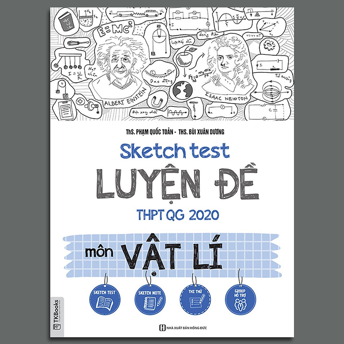 Combo luyện thi khối A1: Sketch Test Luyện Đề THPT QG 2020 môn Toán, Vật lí, Tiếng anh