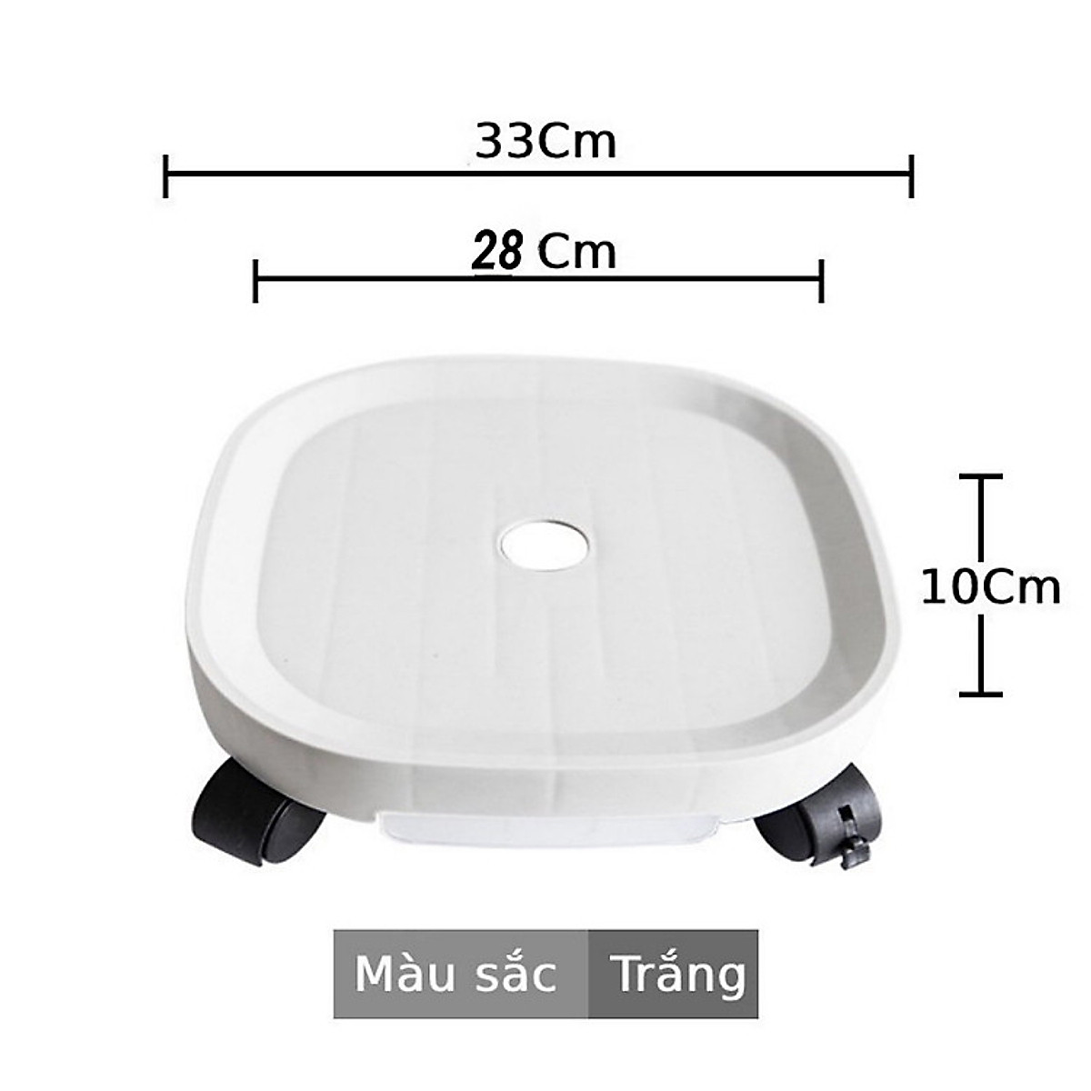 Đế Kê Chậu Cây, Đế Lót Chậu Cây Có Bánh Xe Di Chuyển Đa Năng Và Khay Hứng Nước Tiện Lợi