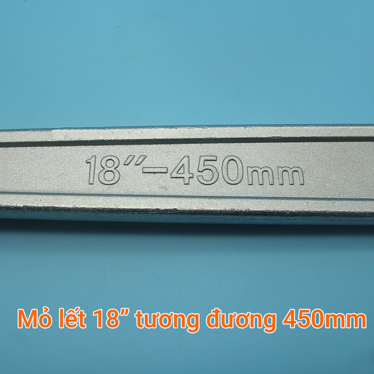 Mỏ lết trắng 18 inch- 450mm độ mở tối đa 52mm