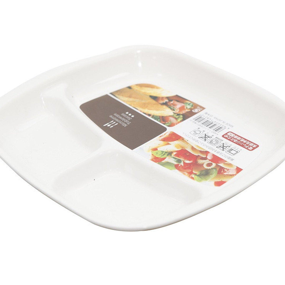Khay chia 3 ngăn cho bé ăn dặm nội địa Nhật Bản