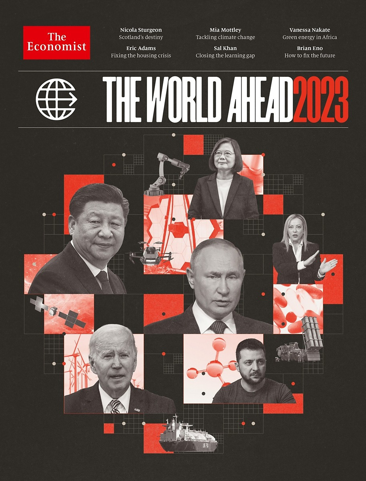 Tạp chí tiếng Anh: The World Ahead 2023 - nhập khẩu từ Singapore, ấn bản 1 năm 1 lần của The Economist
