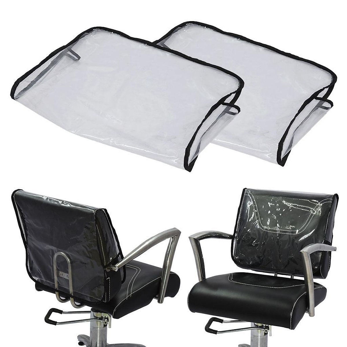 Mua 2pcs Chair Back Covers Hair Salon Spa PVC Vinyl Cover Protective Clear tại Magideal2 Mua 2pcs Chair Back Covers Hair Salon Spa PVC Vinyl Cover Protective Clear tại Magideal2