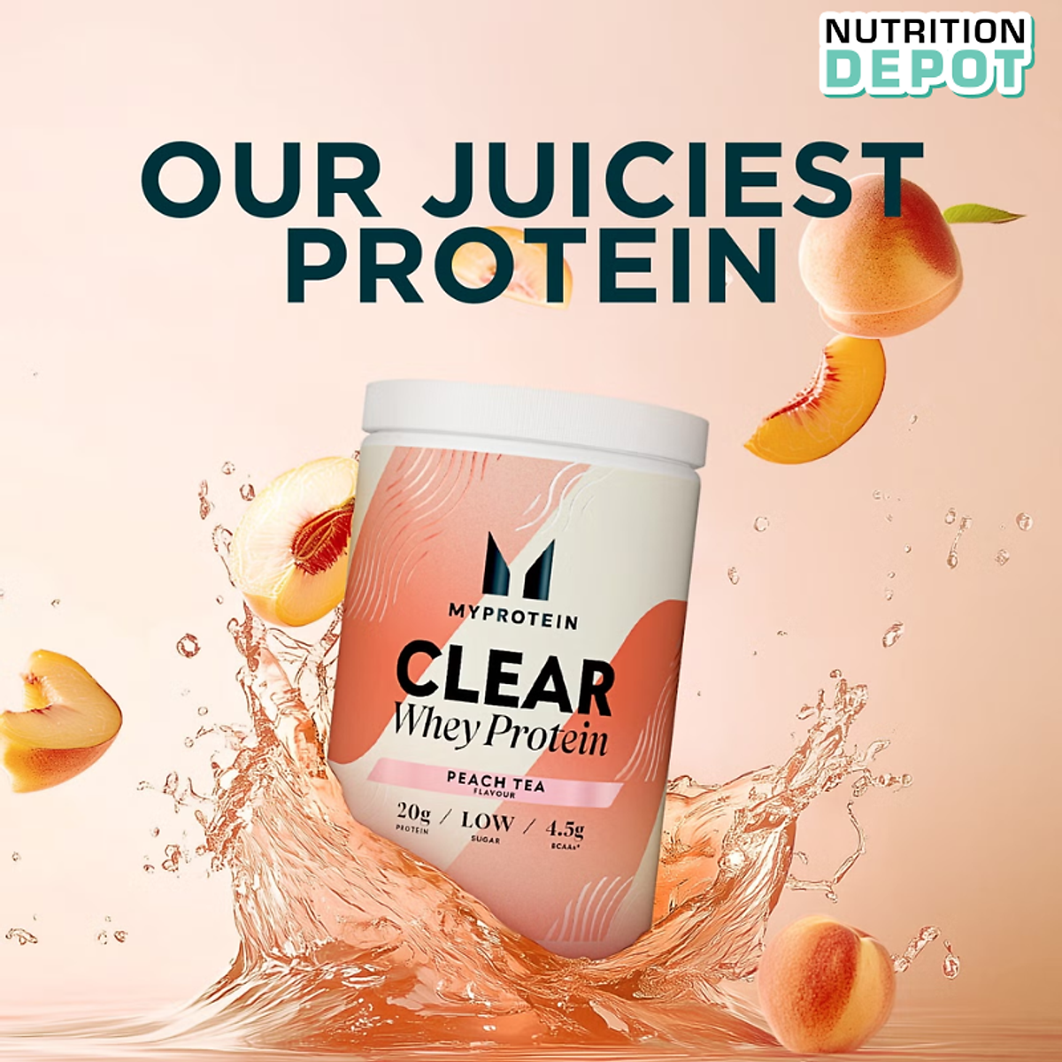 Sữa tăng cơ Clear Whey Isolate Myprotein vị nước trái cây siêu ngon 500g - Nutrition Depot Vietnam