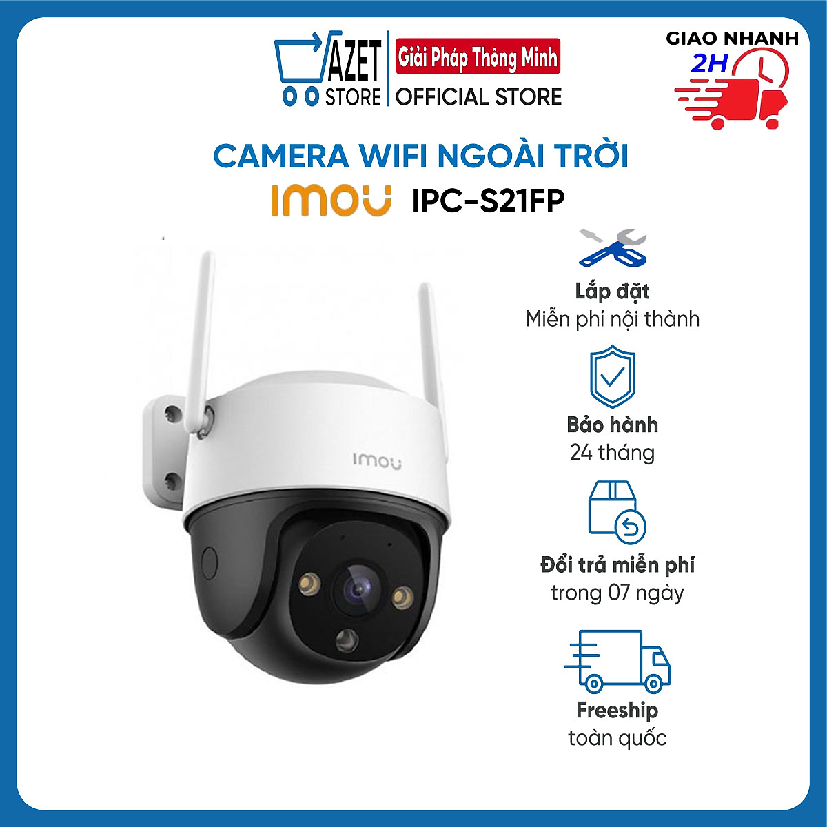 Camera Giám Sát Ngoài Trời IP Wifi IMOU Cruiser SE - IPC S21FP ...