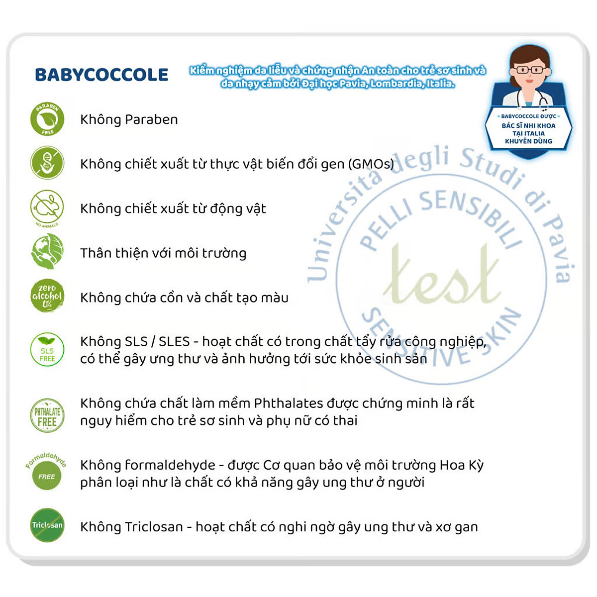 Kem chống nắng SPF50 + Babycoccole 0M+