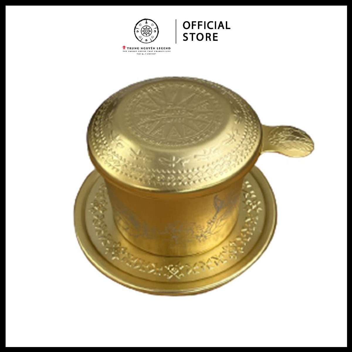 Trung Nguyên Legend - Phin nhôm hoa văn Trung Nguyên - Màu vàng