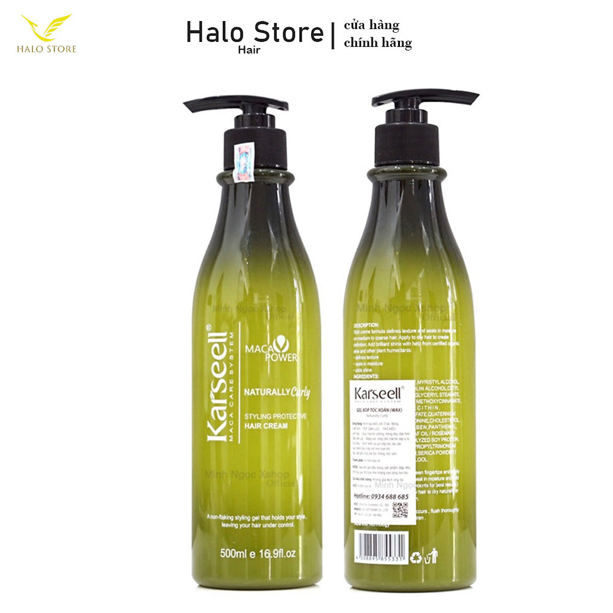 GEL TẠO KIỂU TÓC XOĂN KARSEELL MACA STYLING 500ML