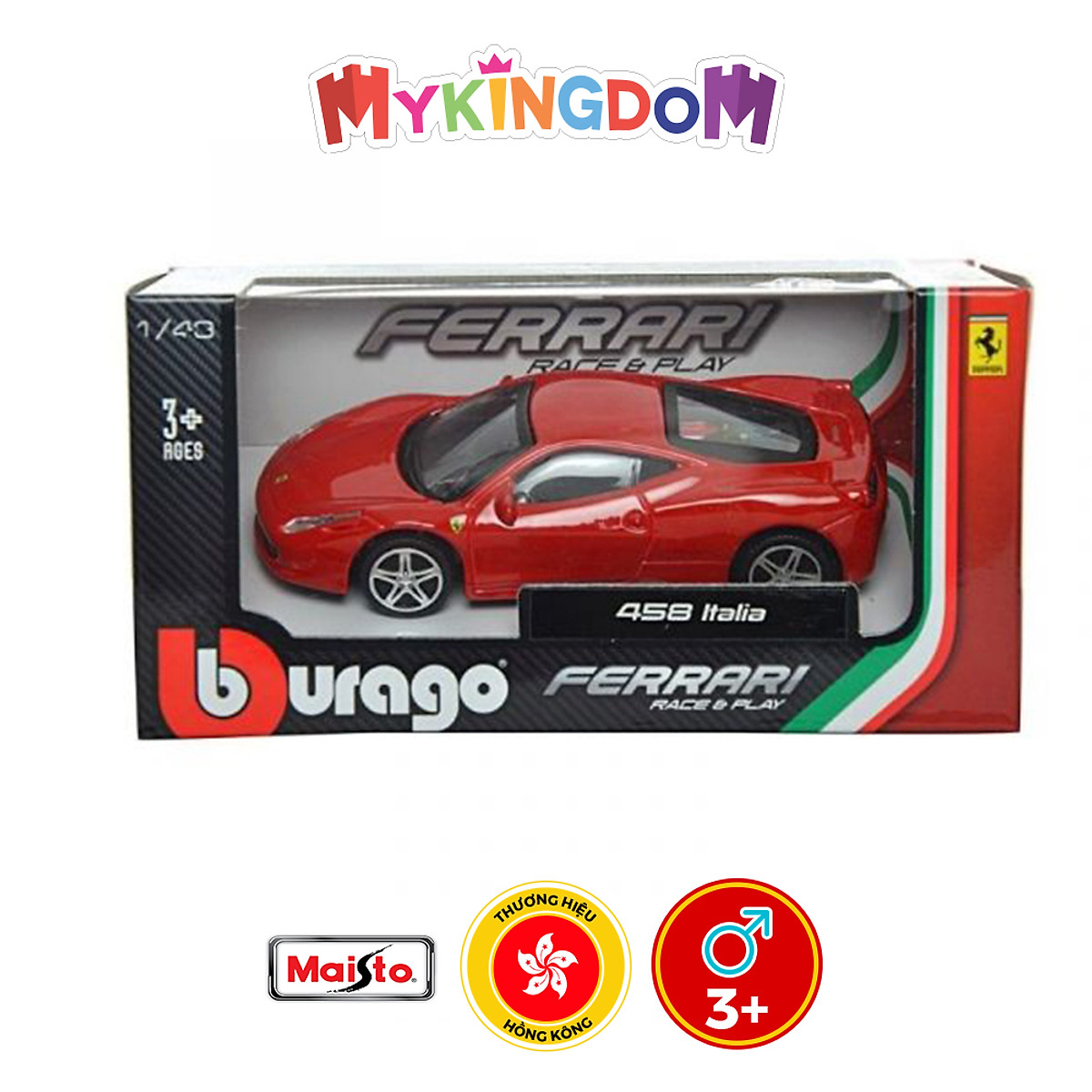 Xe mô hình Ferrari 458 Italia Mini Auto 132  Blue Mô Hình