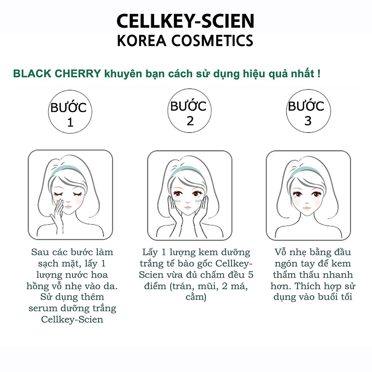Kem Dưỡng Ẩm Trắng Da Ban Đêm Tế Bào Gốc Phục Hồi Trẻ Hoá Da Và Chống Lão Hoá Cellkey-Scien White Cream (30g)