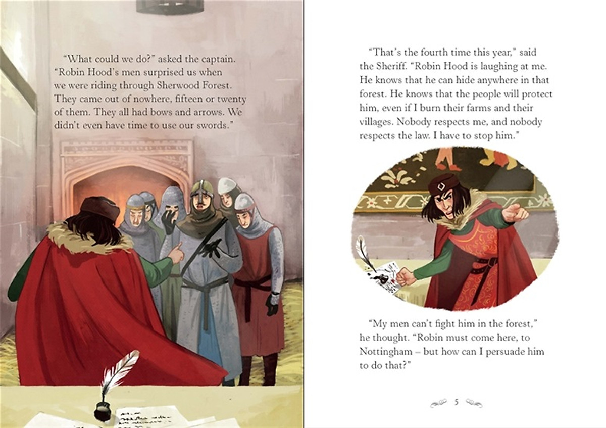 [Hàng thanh lý miễn đổi trả] Usborne ER Robin Hood and the Silver Arrow