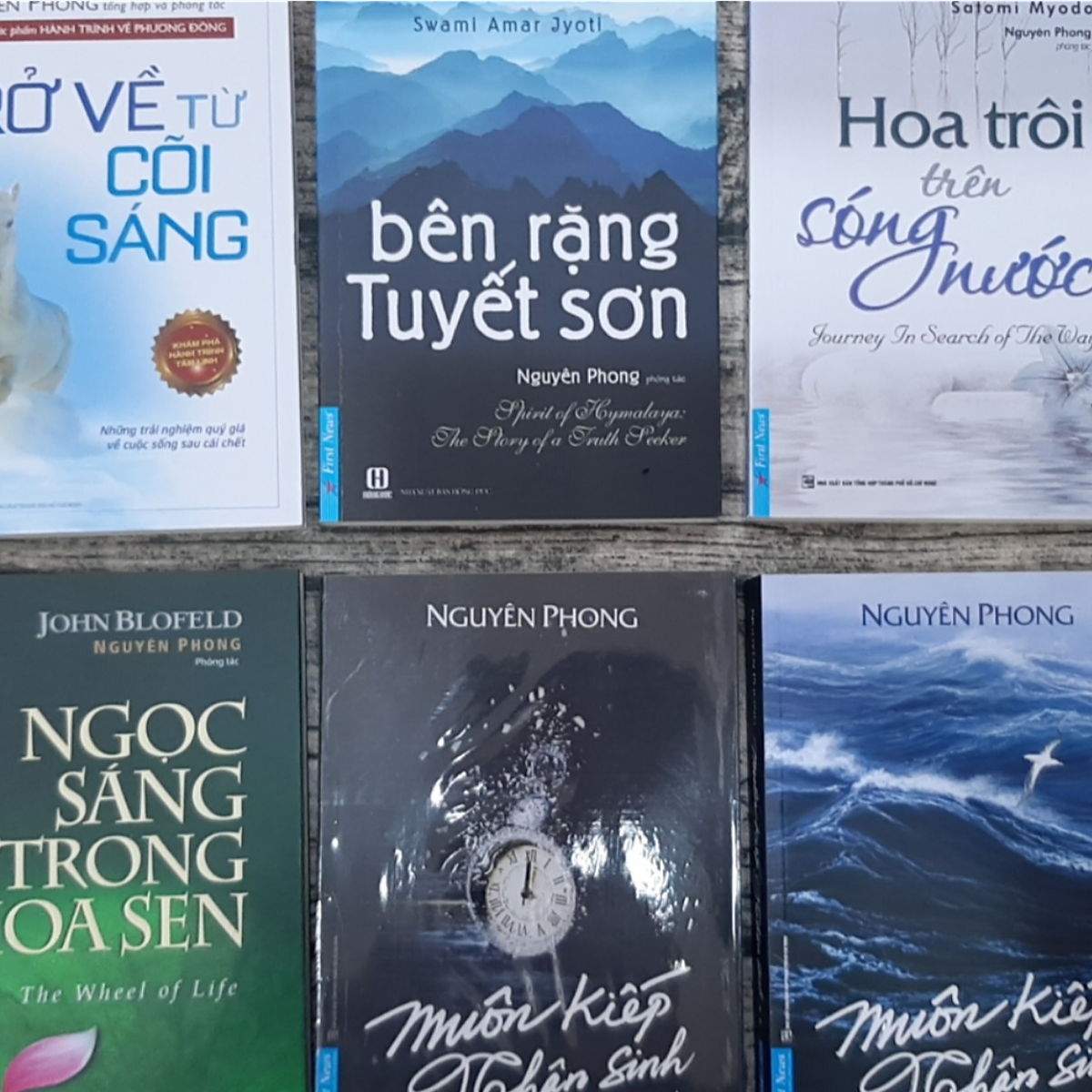 Combo 8 cuốn của tác giả, dịch giả Nguyên Phong