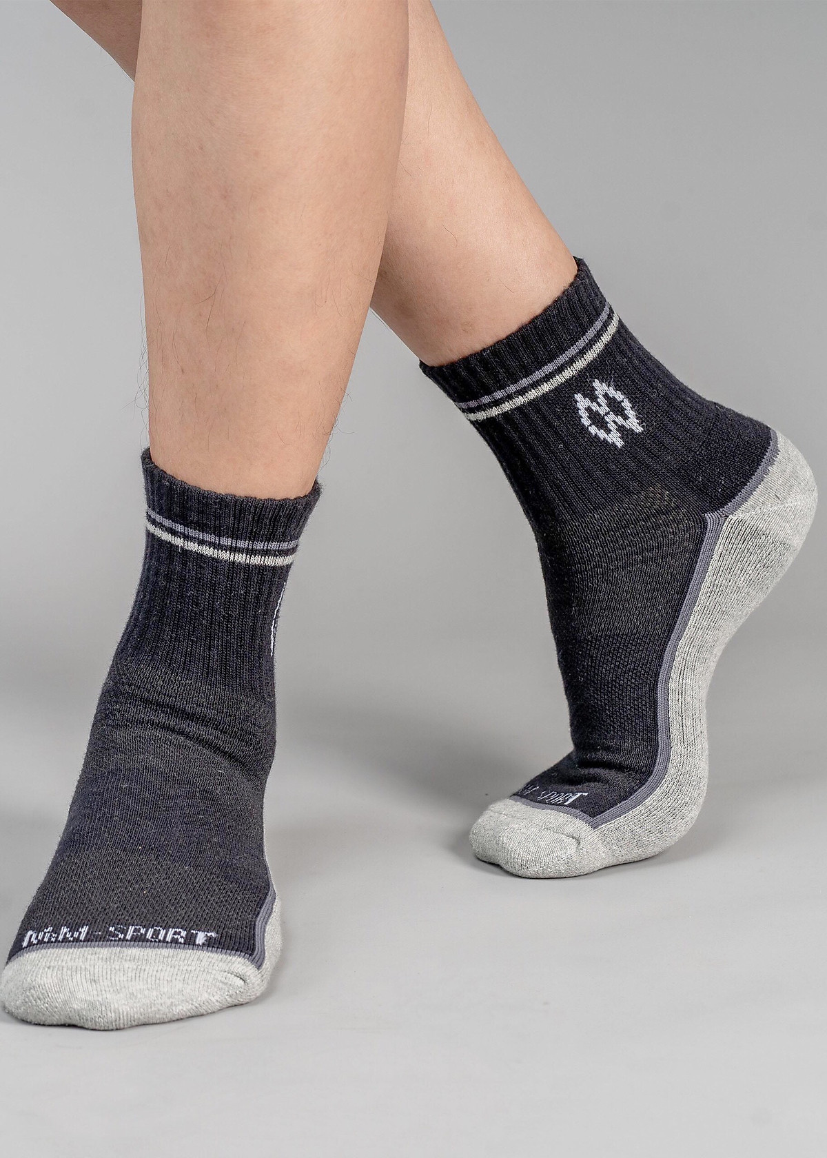 Combo 5 Đôi Tất Vớ Thể Thao Nam Cổ Dài, Sợi Cotton Cao Cấp Chống Hôi Chân, Chống Phồng Rộp Chân, Chống Trơn Trượt Co Giãn 4 Chiều Thương Hiệu MRM FASHION - CM