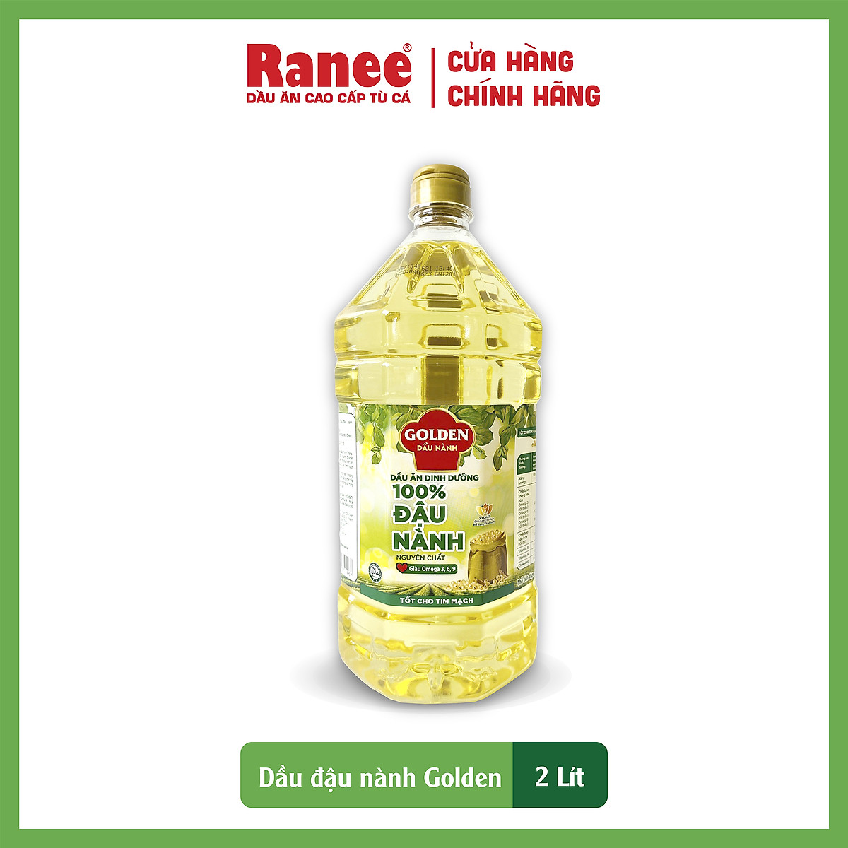Dầu Đậu Nành cao cấp Golden 2 lít