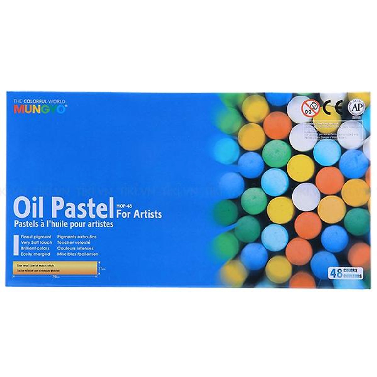 Bút Sáp Dầu 48 Màu Mungyo MOP-48