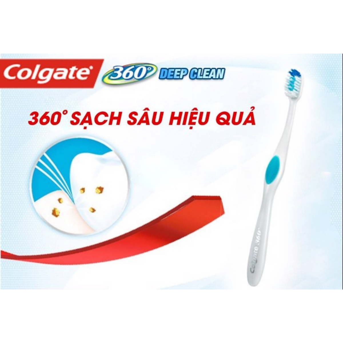 Bộ 3 Bàn chải đánh răng Colgate SlimSoft Deep Clean sạch sâu hiệu quả ( ( màu ngẫu nhiên )