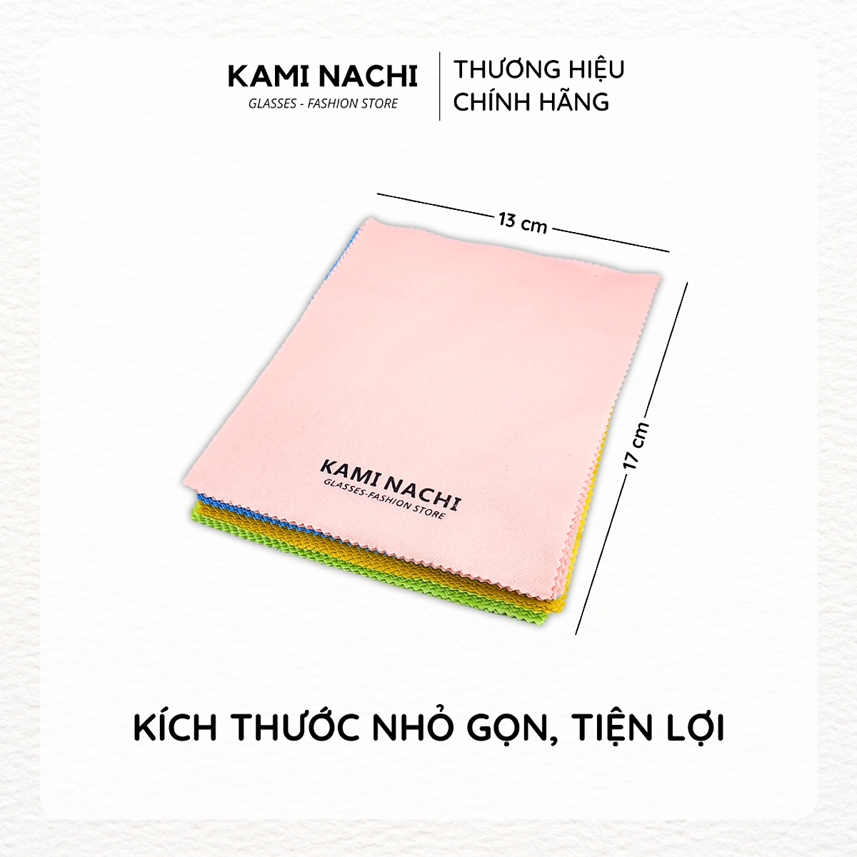 Khăn lau kính đa năng chuyên dụng KAMI NACHI loại 1 - Lau mắt kính cận, mặt kính điện thoại