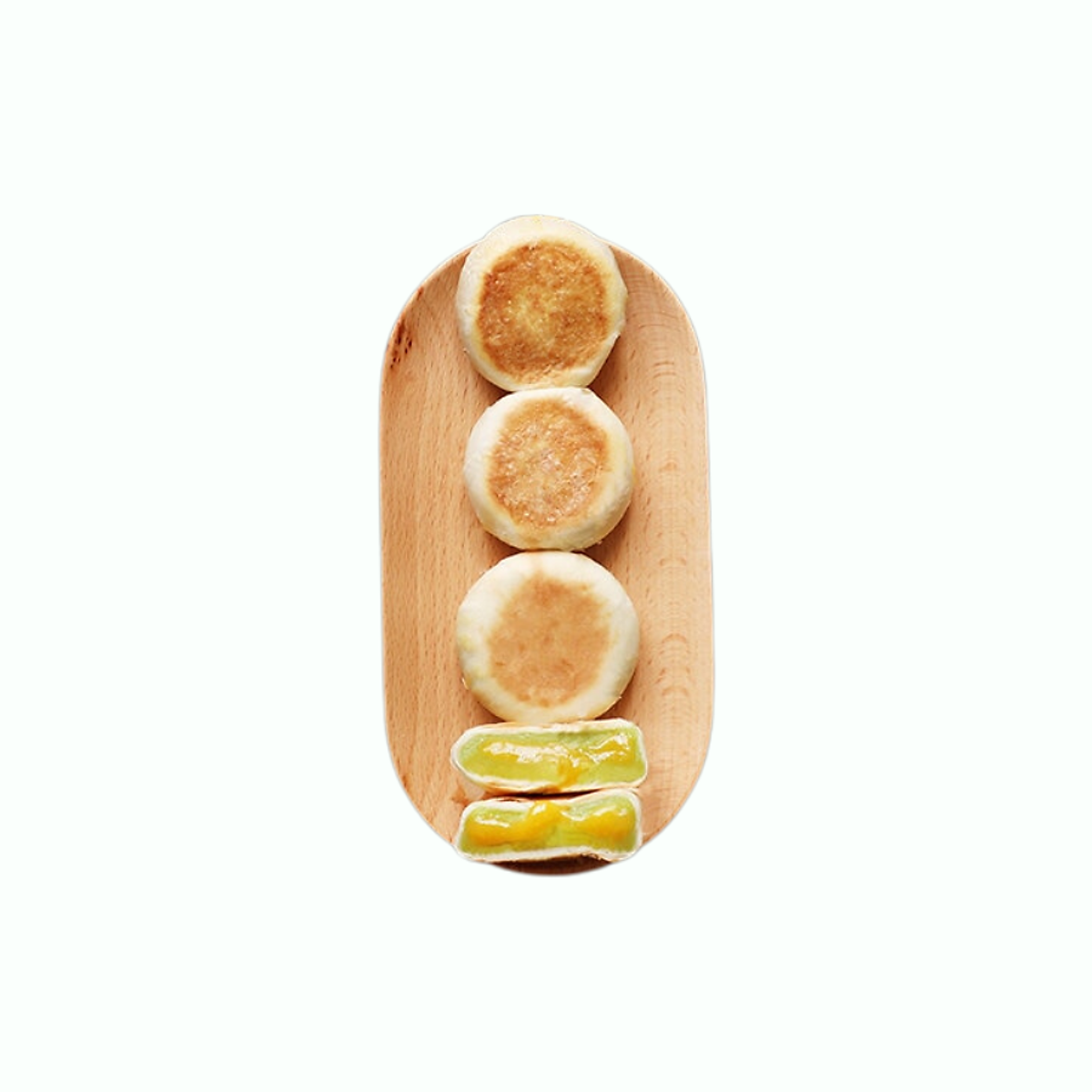 Bánh Pía Mini TLP | Vị Lá Dứa Sầu Riêng | Túi 100g 5 Bánh | Đặc Sản Sóc Trăng