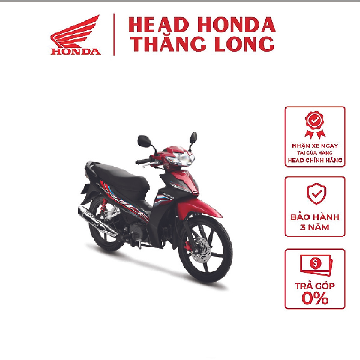 Mua Xe máy honda Blade 110 Phiên bản thể thao Đen Đỏ Xám tại