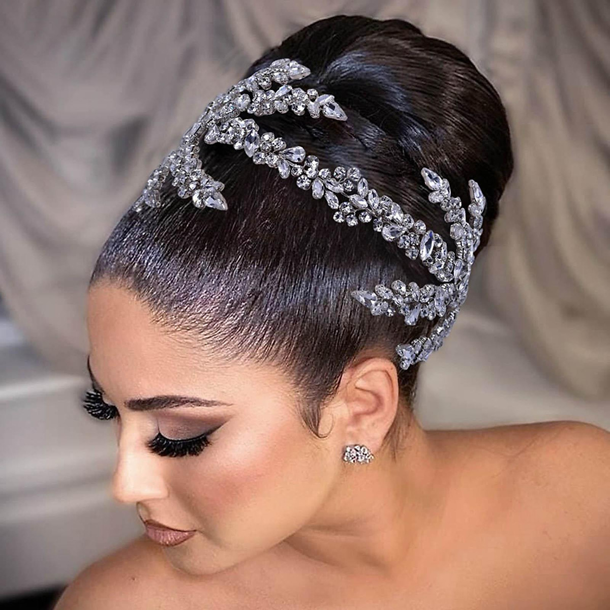 Rhinestone Wedding Headband Hair Accessories Crystal for Brides Girls Party Rhinestone Wedding Headband Hair Accessories Crystal for Brides Girls Party