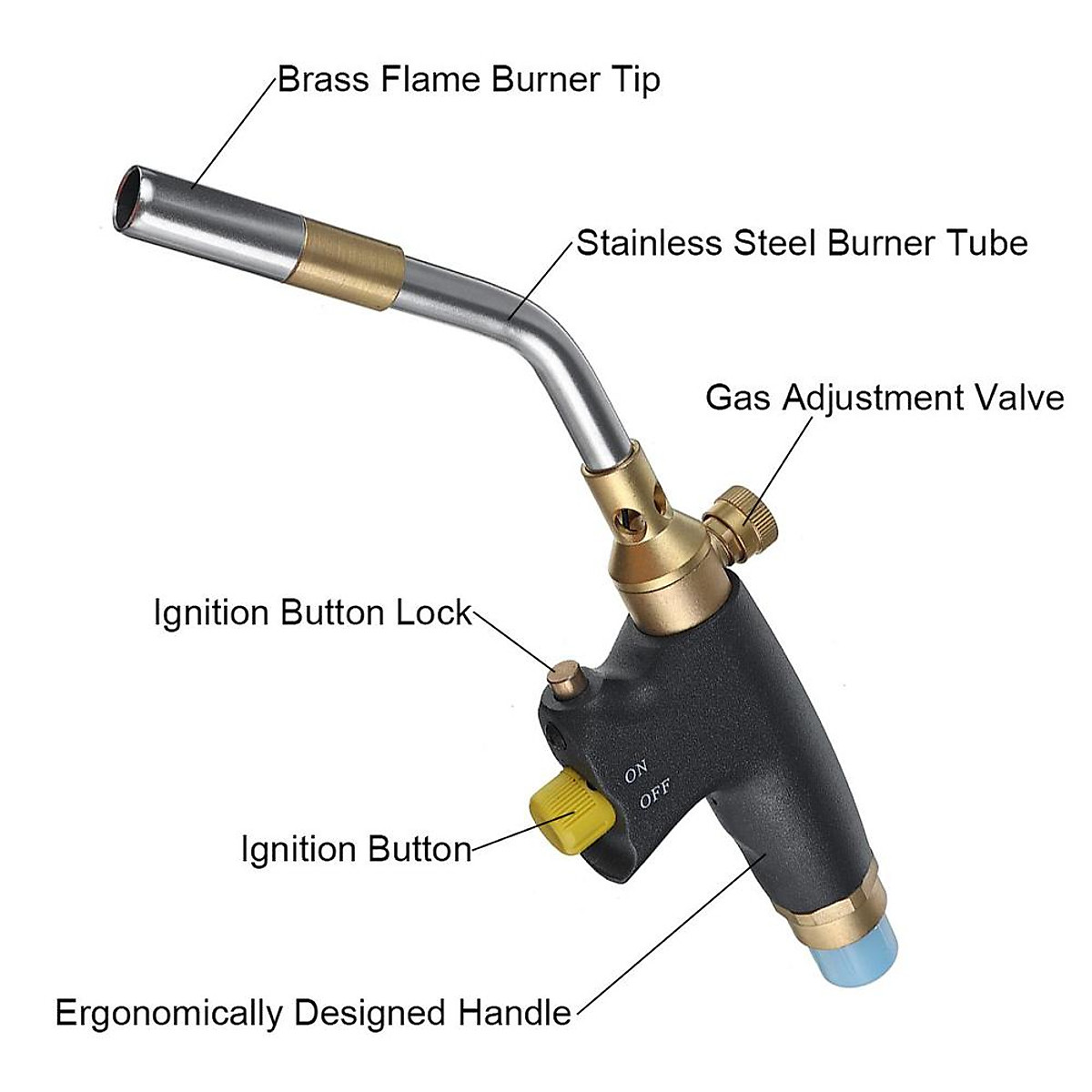 Portable High Heat Welding Plumbing Torches Gas Soldering Plumbing Blow