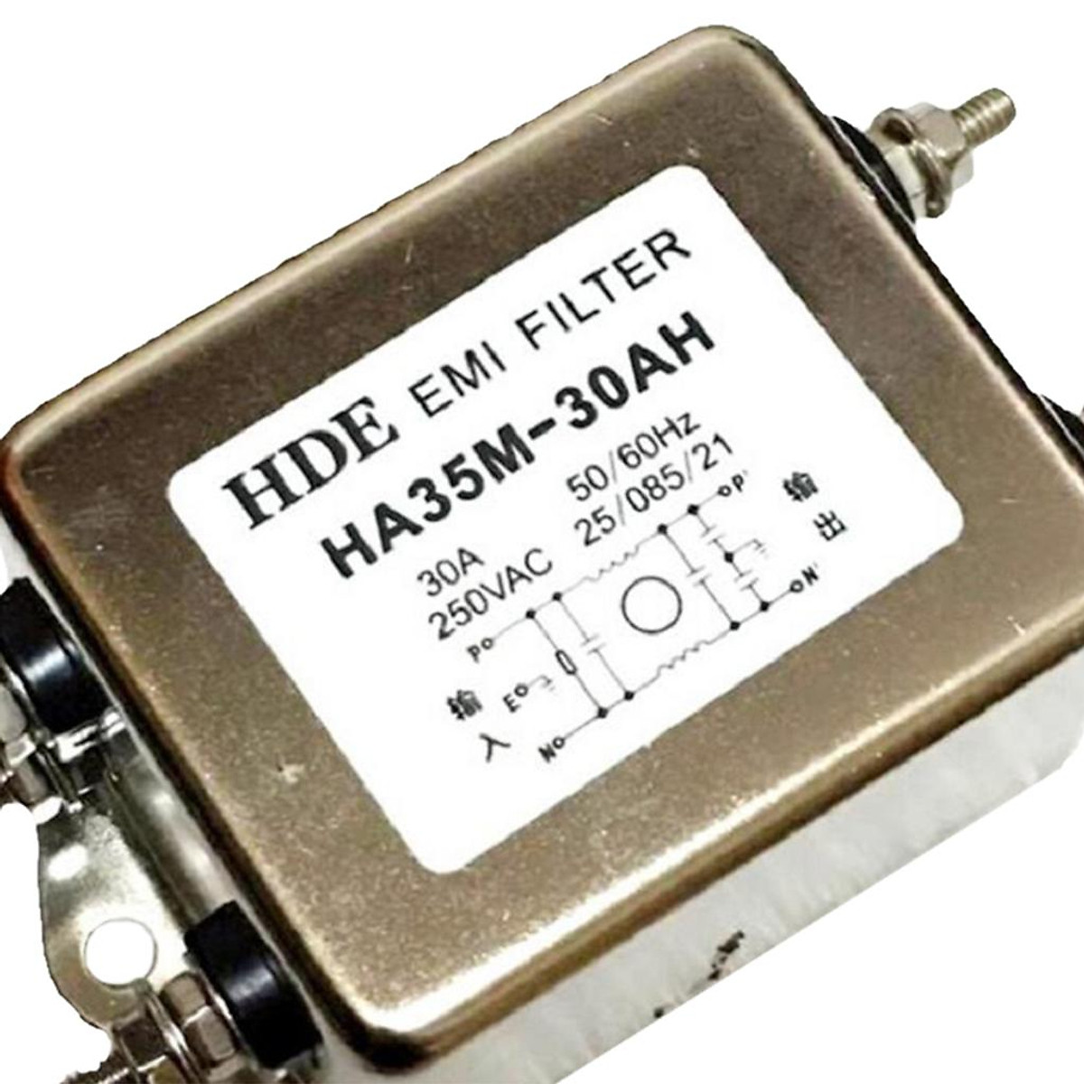 EMI RFI Filter AC 250V 30A HA35M-30AH - Sản phẩm - thiết bị công nghiệp