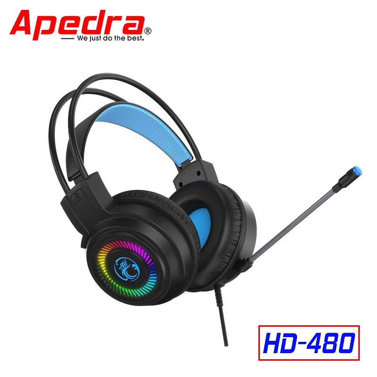 Tai nghe Gaming Apedra HD-480 7.1 USB led- Hàng Chính Hãng | Phạm Hoàng Gia  Computer | Tiki