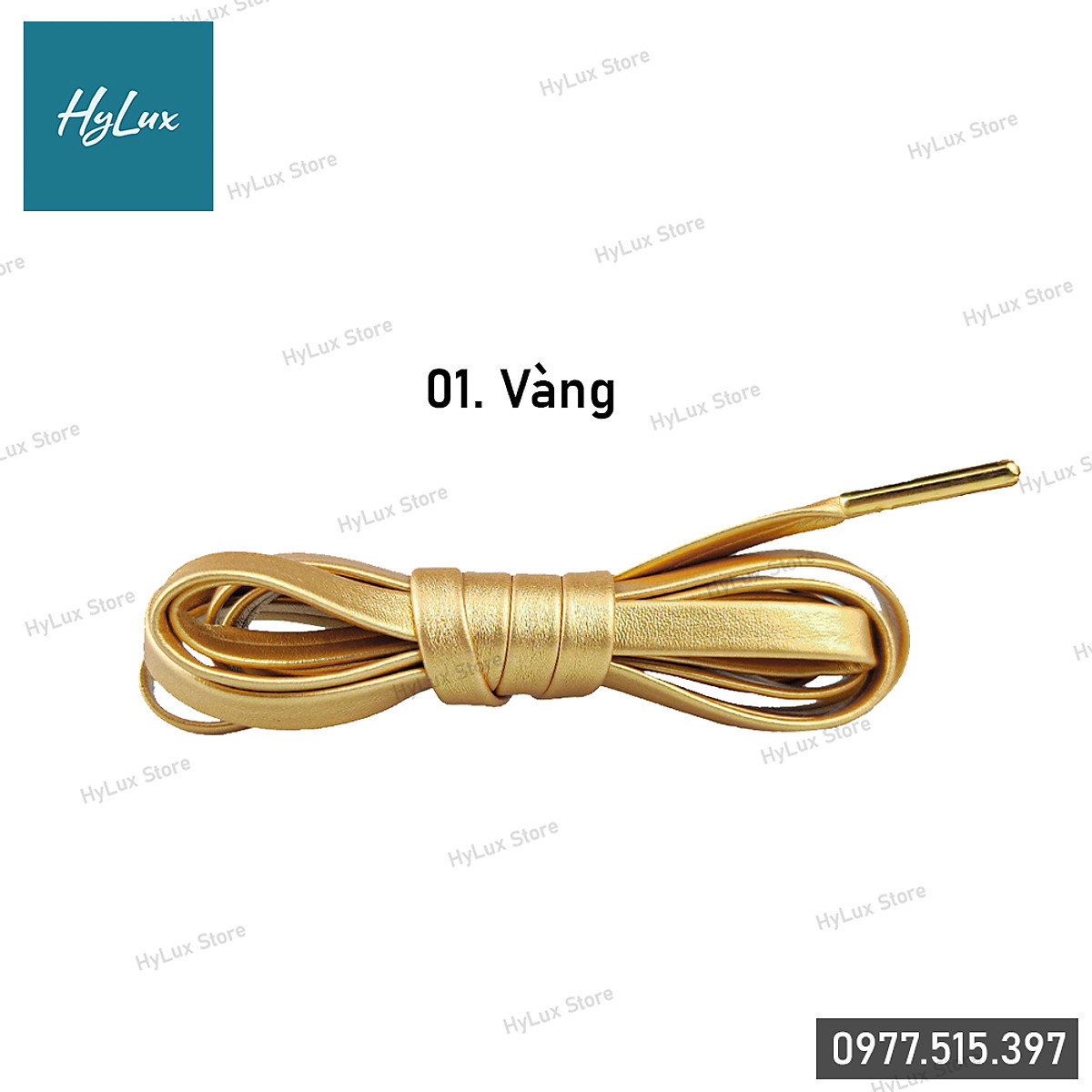 Dây giày Gold (Vàng), Silver (Bạc) cho Air Force 1, Jordan 1 cao cấp