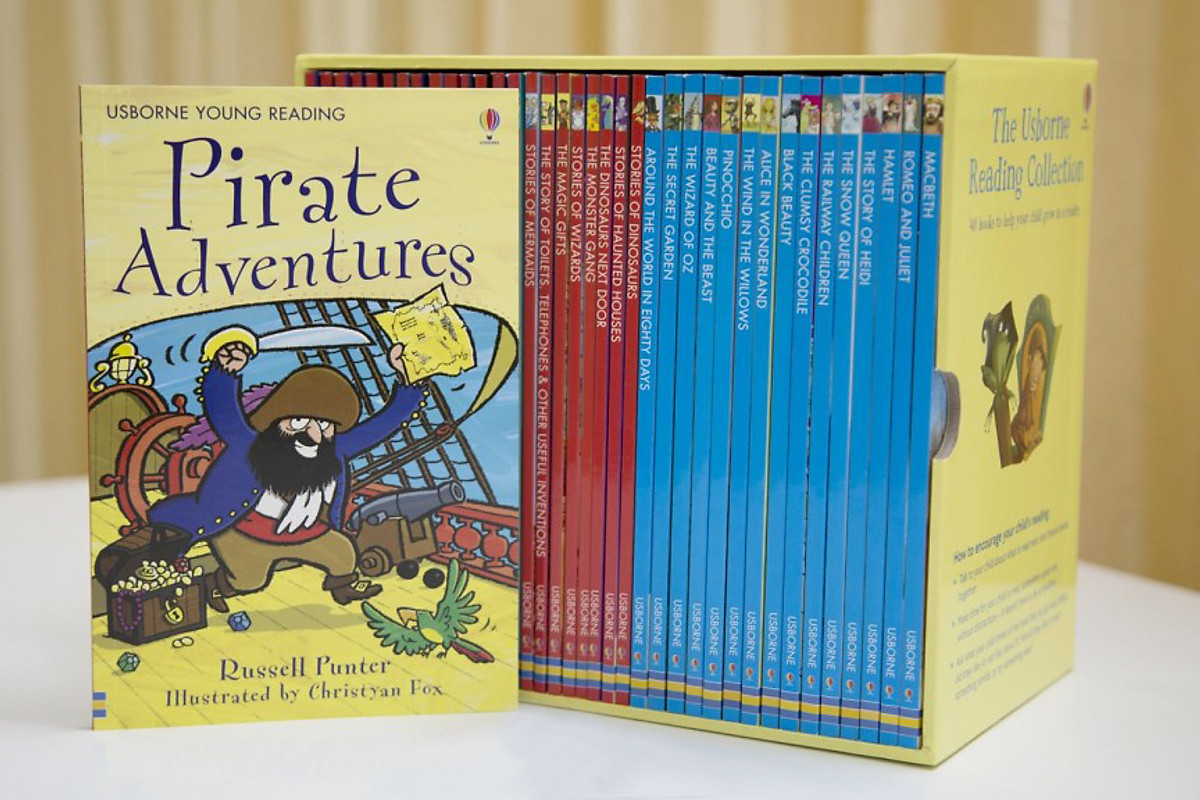 Usborne Bộ Vàng The Usborne Reading Collection - x40 book boxed set