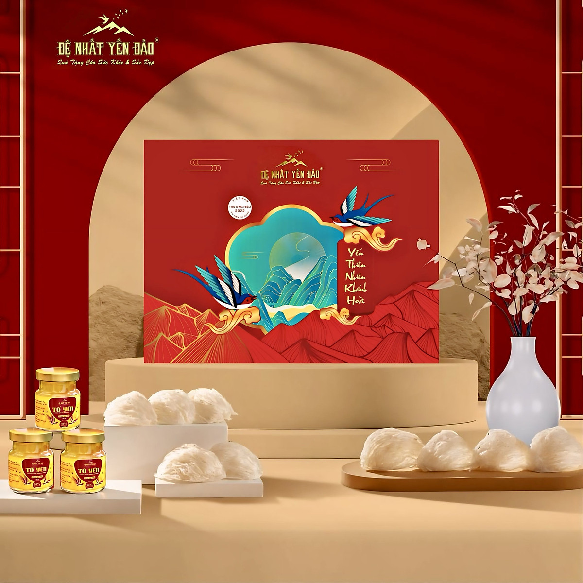 Yến Khánh Hòa - Yến Sợi Ngắn [Hộp 100g] - Đệ Nhất Yến Đảo - Bồi Bổ Sức Khỏe - Phục Hồi Chức Năng Phổi - Phụ Nử Sau Sinh - Đẹp Da - Chống Lão Hóa - Kéo Dài Thanh Xuân - Hỗ Trợ Điều Trị Ung Thư -Tăng Cường Sinh Lý -Trí Nhớ - Cải Thiện Giấc Ngủ