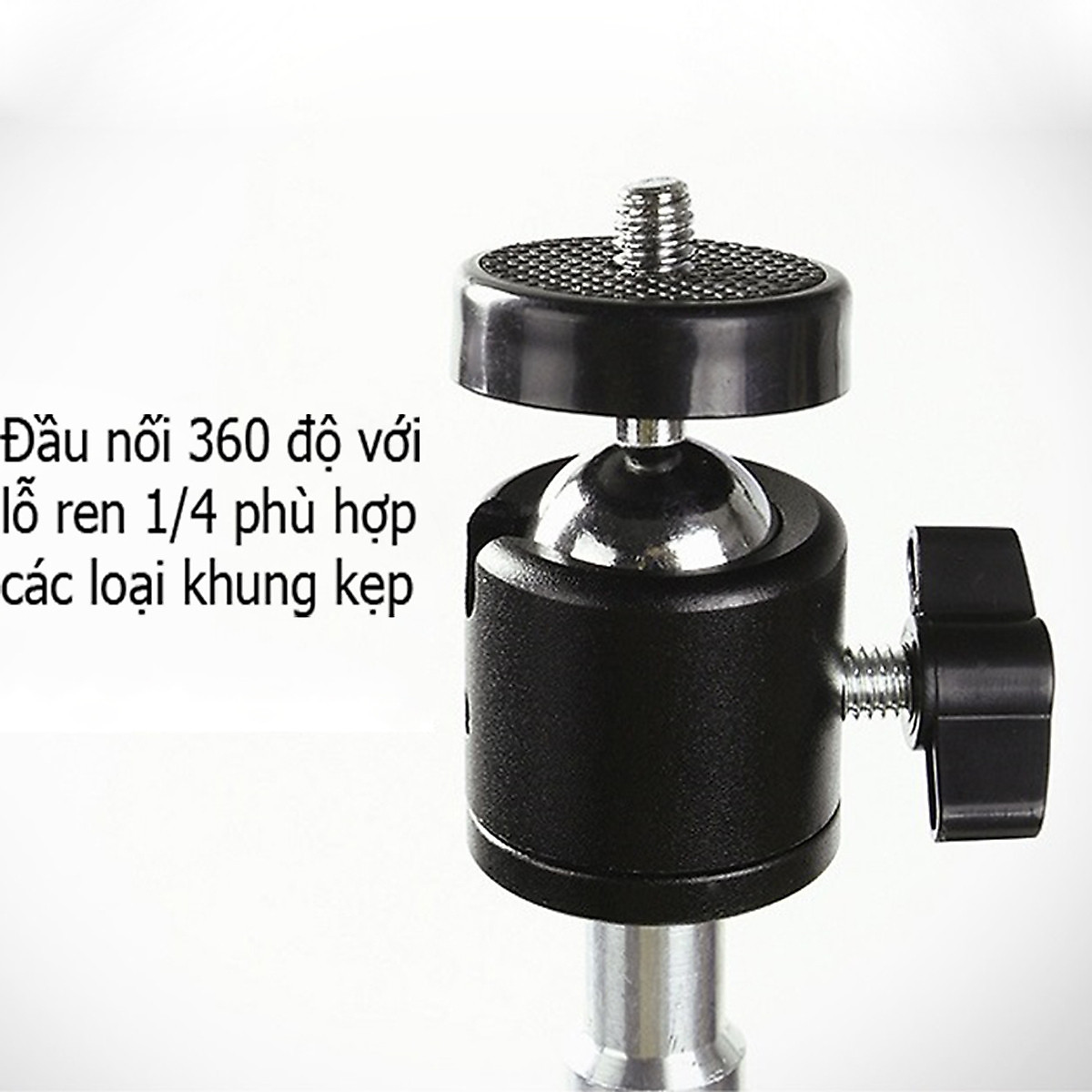 Chân đế điện thoại, máy ảnh dùng để livestream, chụp ảnh, quay tiktok, kiêm gắn đèn livestream , tặng kèm remote bluetooth - Hàng chính hãng