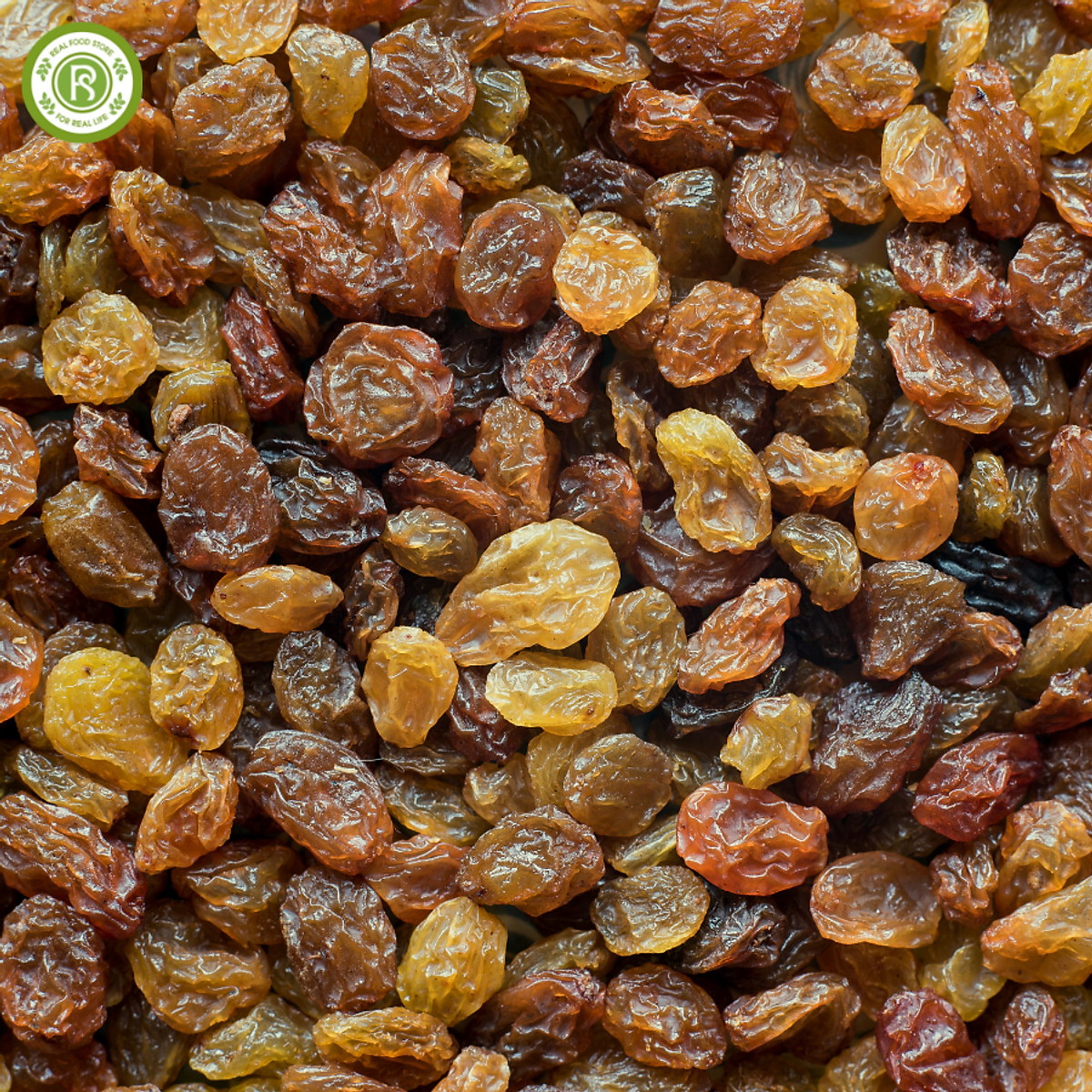 100G Nho Khô Nâu Real Food (Brown Raisin)