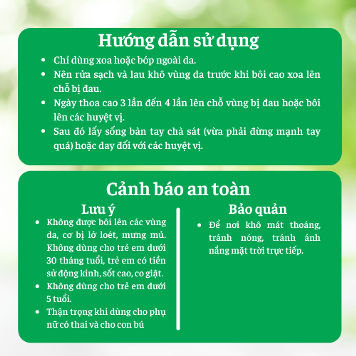 Cao Xoa Bóp Bạch Hổ Hoạt Lạc Cao BẢO LINH 20gram - Giảm nhức mỏi xương khớp, giảm đau lưng, cổ vai gáy, thần kinh toạ
