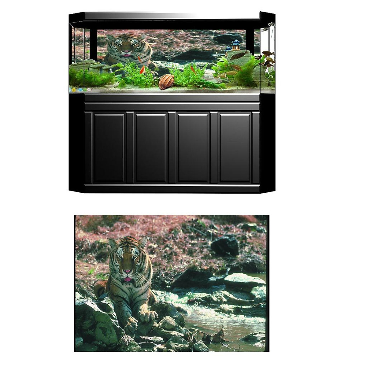 Mua 3D Aquarium Background Sticker Wallpaper HD Fish Tank Picture  Decoration XS - XS tại Magideal2