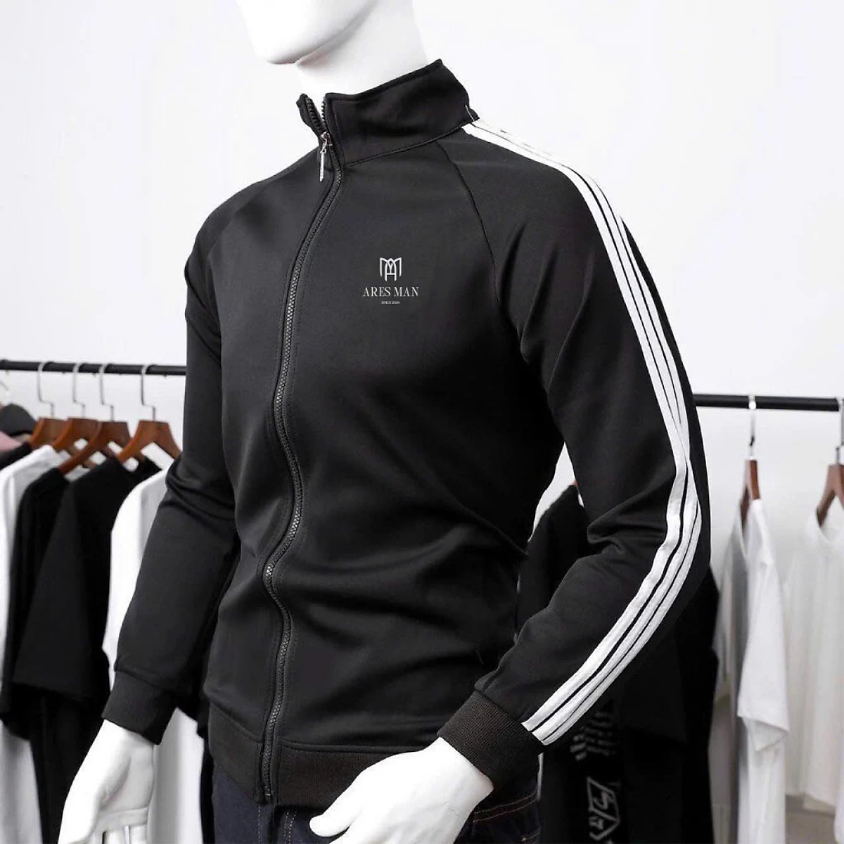 Áo khoác nam - áo khoác thể thao nam cao cấp chất liệu vải poly cao cấp sang trọng- ARES SHOP