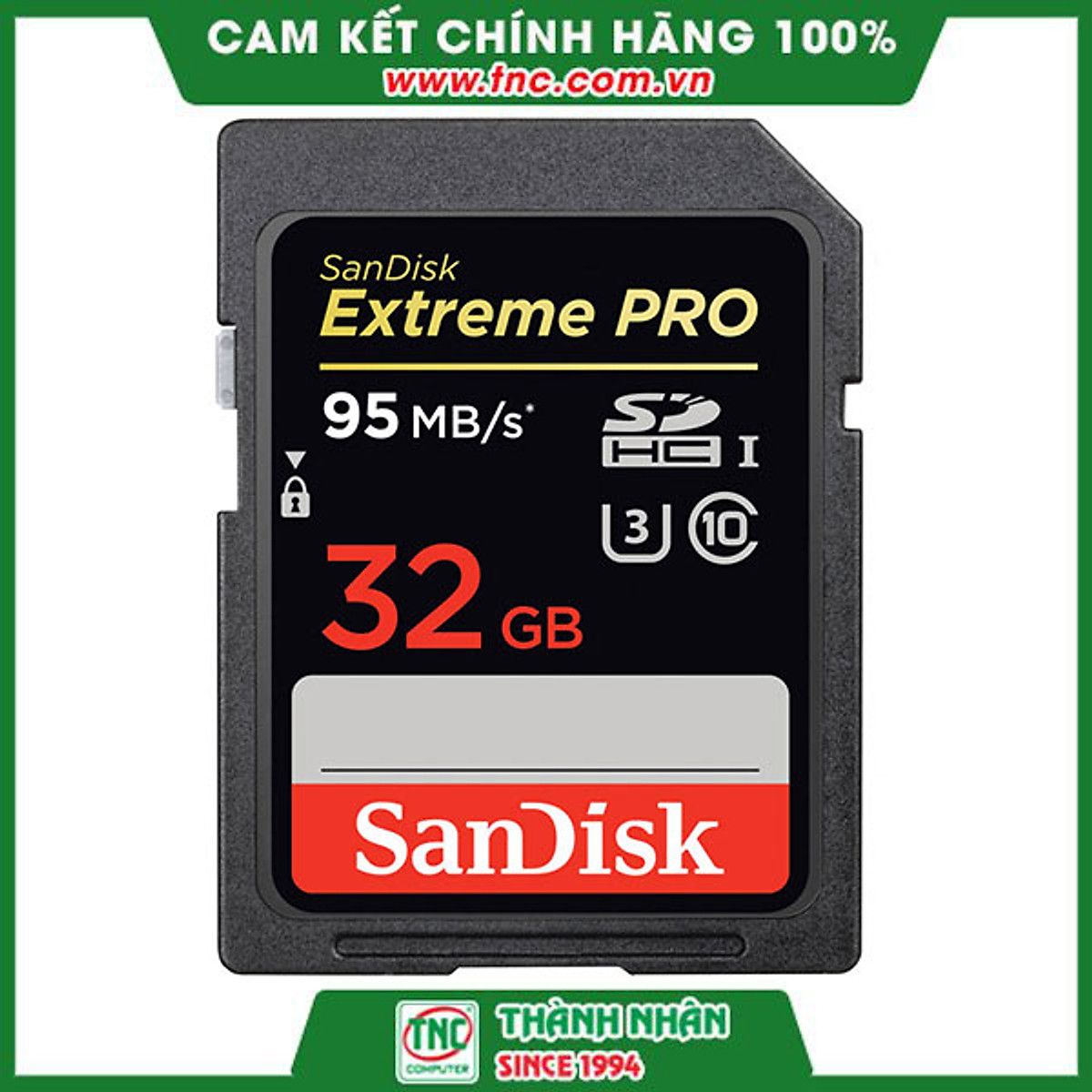 Thẻ nhớ SDHC 32GB Sandisk Extreme (Class 10)- Hàng chính hãng