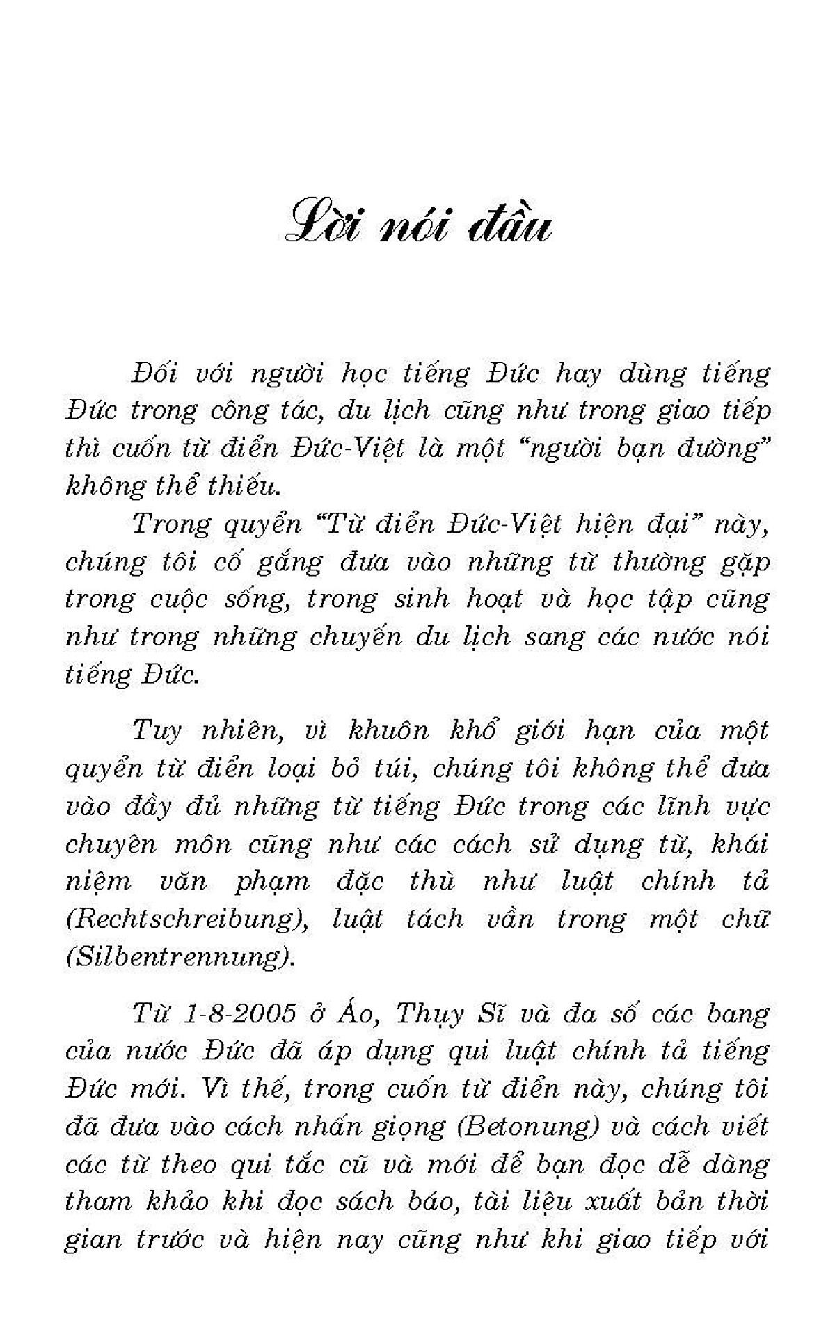 Từ Điển Đức - Việt Hiện Đại