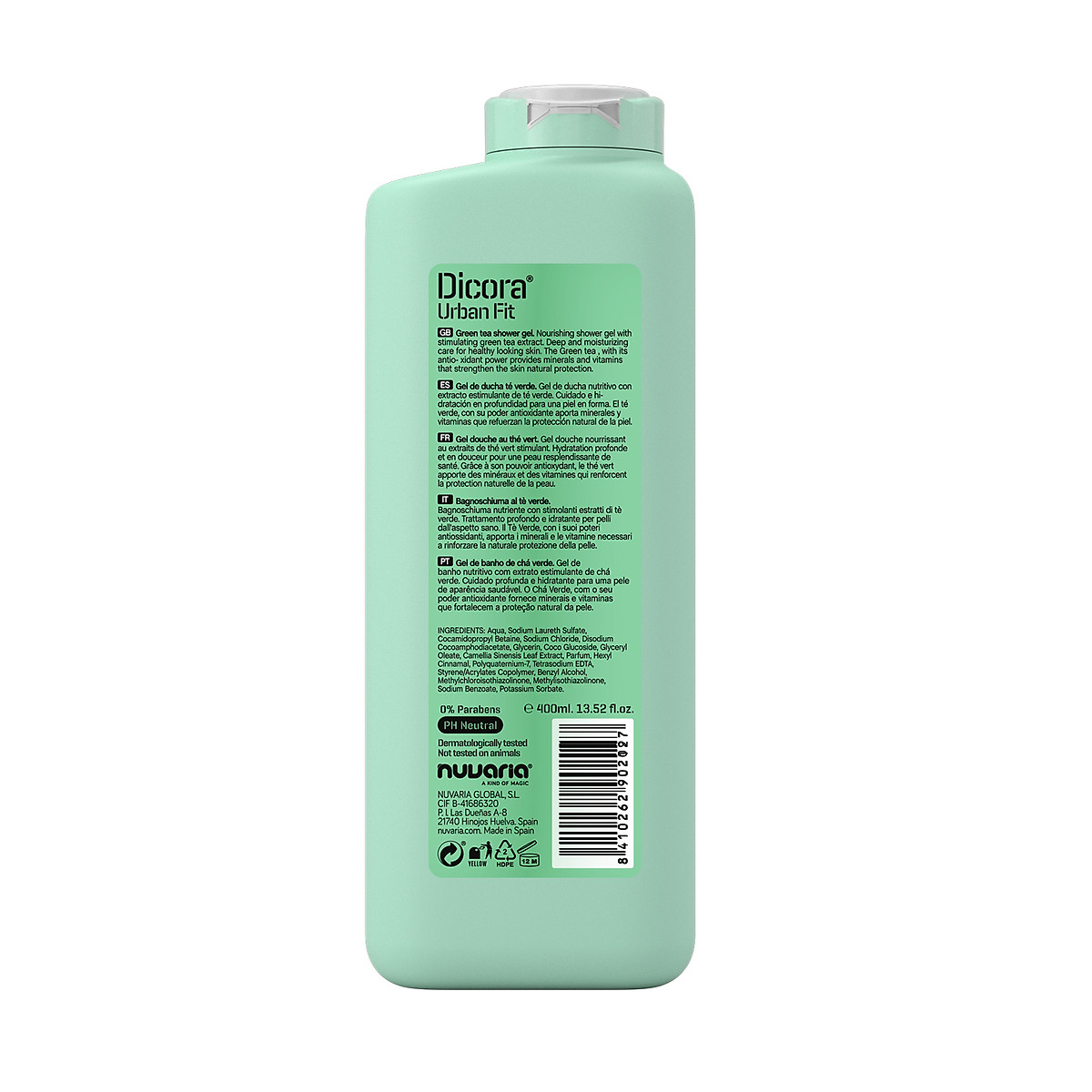 Sữa tắm detox trà xanh Dicora Urban Fit - 750ml - Bông tắm, sữa tắm & xà  bông