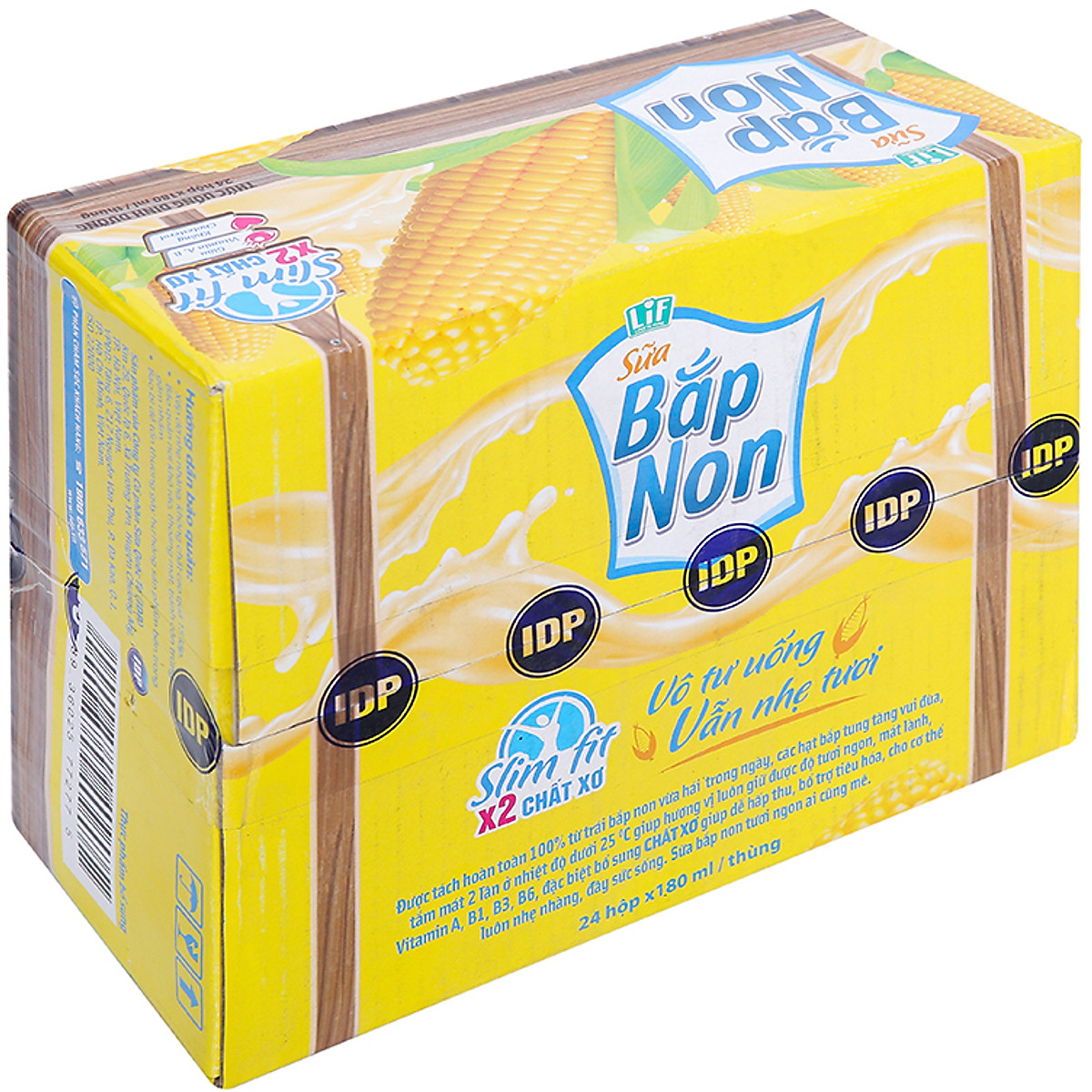 Thùng 24 Hộp Sữa Bắp Non LOF 180ml/hộp