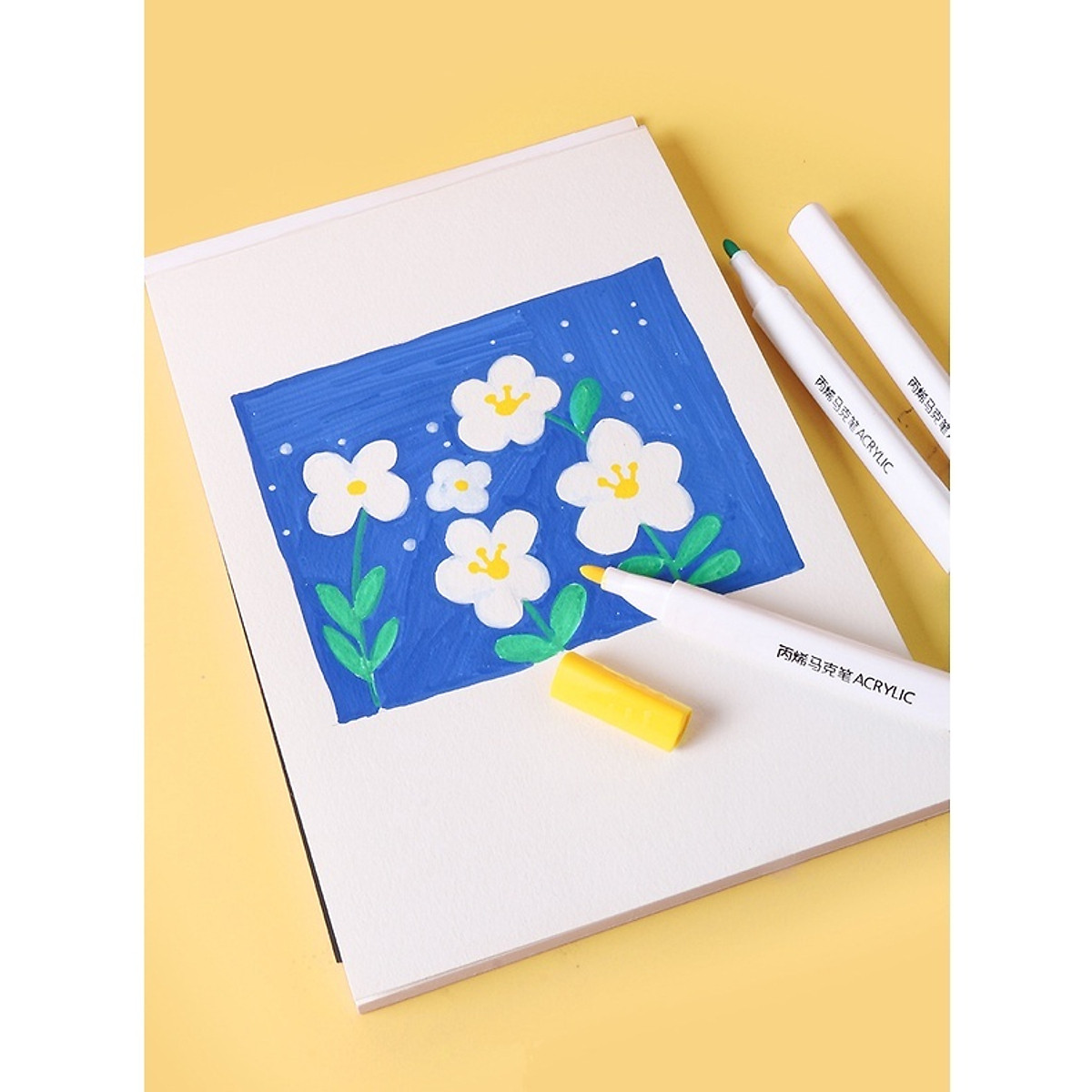 Bút Màu Acrylic Marker Cao Cấp Màu Sắc Tươi Sáng - Bút Lông Màu cho bé