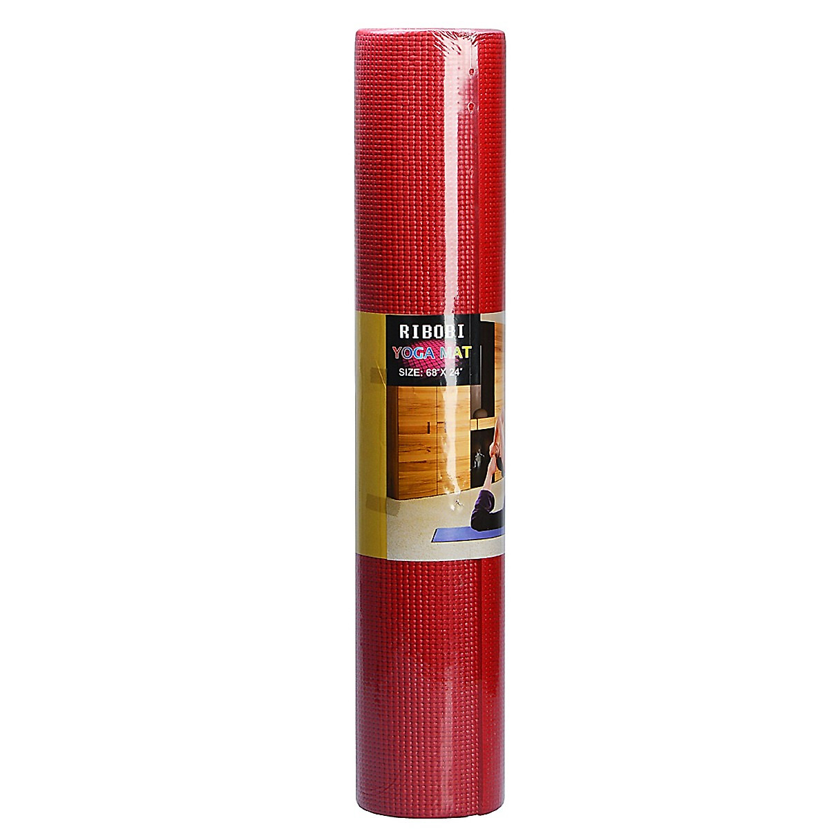 Thảm Tập YoGa TPE Dày 6mm Gym miDoctor + Bao Thảm Tập Yoga + Dây Thảm Tập Yoga (Túi, Dây Giao Màu Ngẫu Nhiên)