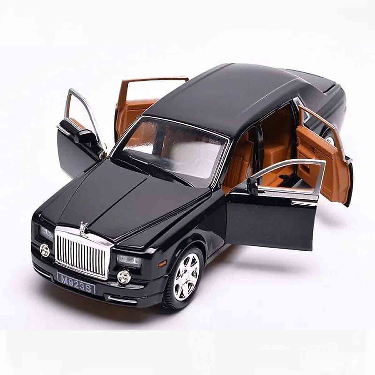 Mô Hình Xe Rolls Royce Phantom VIII Màu Trắng Xanh Tỉ Lệ 124